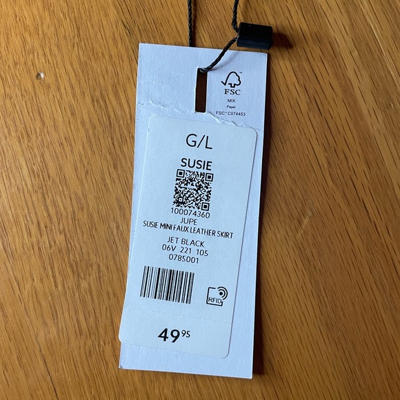 Dynamite faux leather skirt - Picture 5 of 5